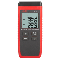 Термометр RGK CT-12 с поверхностным зондом TR-10S с поверкой Термометр RGK CT-12 с поверхностным зондом TR-10S с поверкой